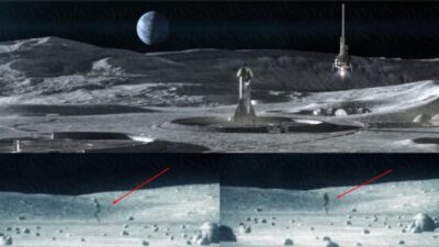 On the surface of the Moon, a Chinese lunar probe has “caught” an alien