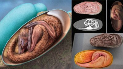 Dinosaur embryo found inside perfectly preserved fossil egg in China