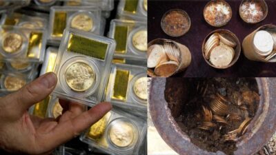 Discover an unusual $15,000 gold coin box dating from 1847 to 1894