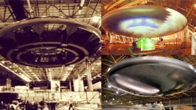 The researcher claims that “US anti-gravity space vehicles are actually made with alien technology”