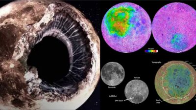 Astronomers have discovered a “huge structure” Under the largest crater on the Moon
