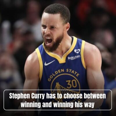 Stephen Curry has to choose between winning and winning his way