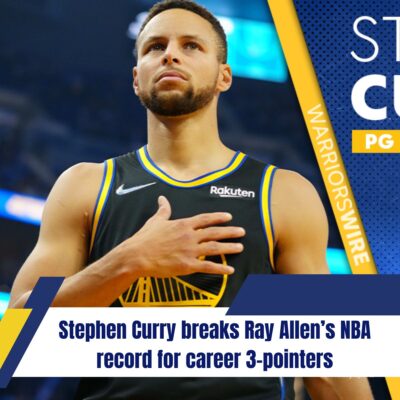 Stephen Curry breaks Ray Allen’s NBA record for career 3-pointers