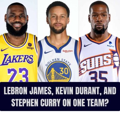 LeBron Jаmes, Kevіn Durаnt, аnd Steрhen Curry on one teаm?