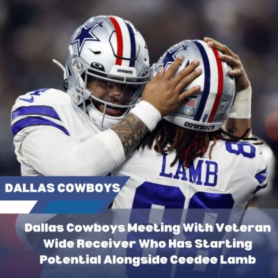 Dallas Cowboys Meeting With Veteran Wide Receiver Who Has Starting Potential Alongside Ceedee Lamb