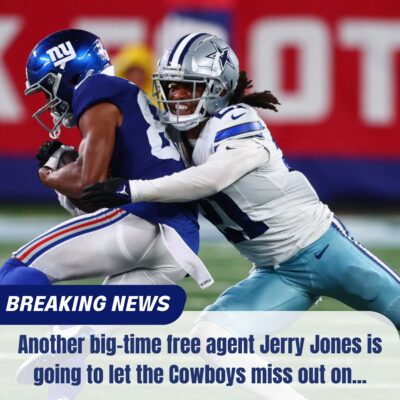 Another big-time free agent Jerry Jones is going to let the Cowboys miss out on…