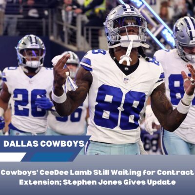Cowboys’ CeeDee Lamb Still Waiting for Contract Extension; Stephen Jones Gives Update